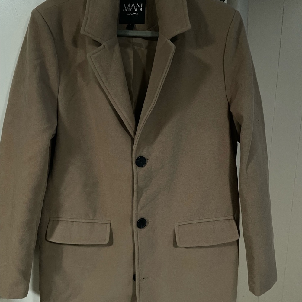 Boohoo pea coat